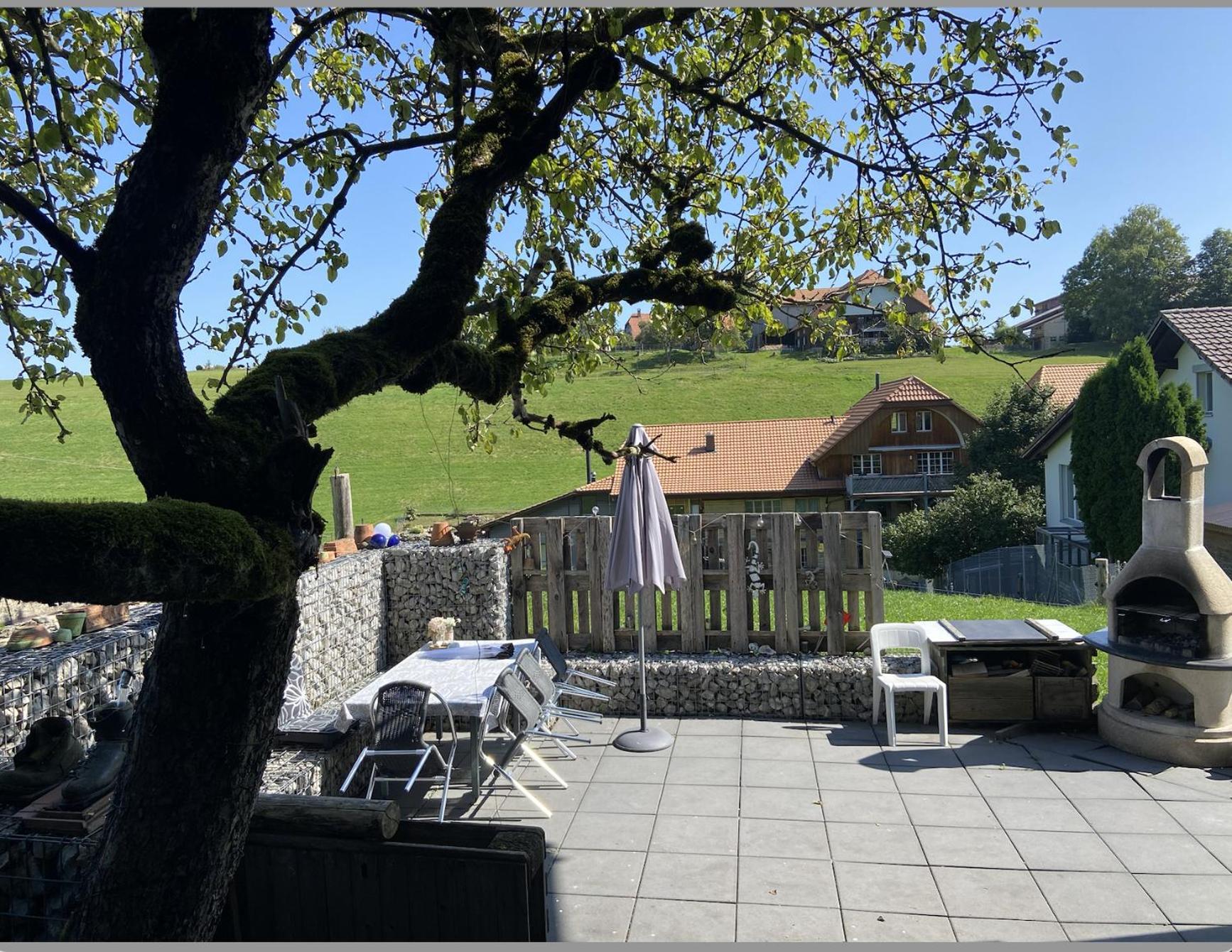 Naturnahe Familienwohnung Ruschegg Exterior photo
